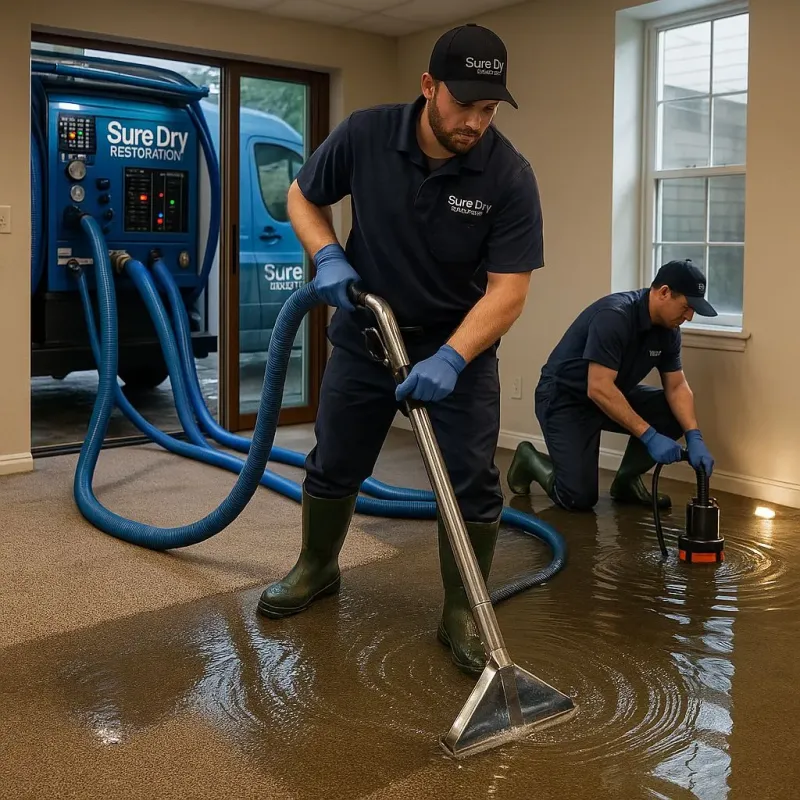 Water Extraction and Removal process in Arcadia, CA